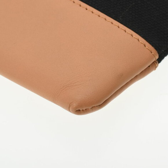 BALENCIAGA Navy Blue Clip White Clutch Bag - Picture 5 of 12